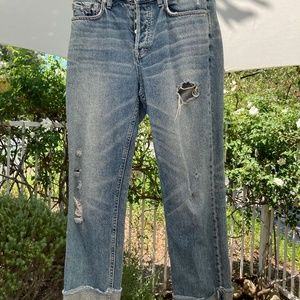 SALE! Free People (size 28)  "We the Free" slouchy boyfriend jeans